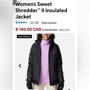 women’s XS Columbia OMNI-HEAT coat